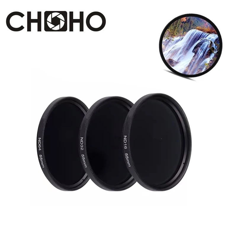 ND-Filter Neutraldichte ND16 ND32 ND64 Filter 49MM 52MM 55MM 58MM 62MM 67MM 72MM 77MM Foto für Canon Nikon Sony Kamera