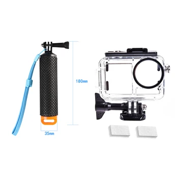 Rahmen für DJI Osmo Action 5 Pro, Osmo Action 4, Osmo Action 3: Schwimmender Handgriff Wasserdichter Griff