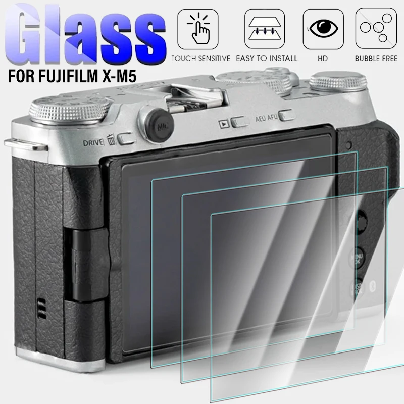 Displayschutz für Fujifilm X-M5: LCD Bildschirm Gehärtetem Glas Filme Abdeckung Sport Kamera HD Klar Anti Scratch Schutz Film 9H