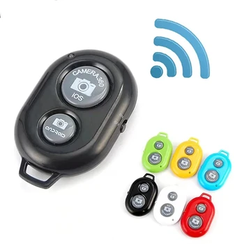 Kabelloser Bluetooth-kompatibler Fernauslöser für Kamera und Smartphone, Selfie-Stick