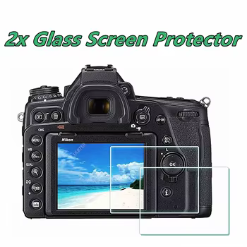 Displayschutz für Nikon Z50II: 2x Glas-LCD-Bildschirmschutz ZR P950 P1000 D850 D3500 D3400 D5600 D7500 D3300