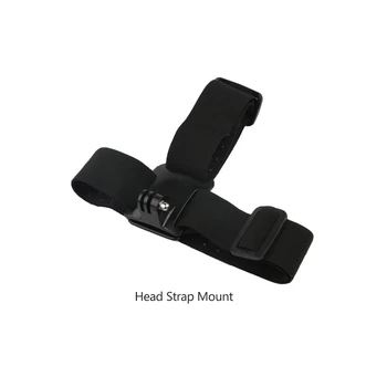 Action-Kamera-Zubehör-Set, Kopfgurt, Brustgurthalterung, verstellbarer Halter für GoPro Phone DJI Osmo SJCAM AKASO insta360