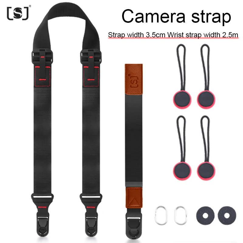 Kameragurt Nylon verstellbarer Schultergurt Schnellverschluss-Schlinge für Nikon Canon SLR DSLR Digitalkamera Bequemes