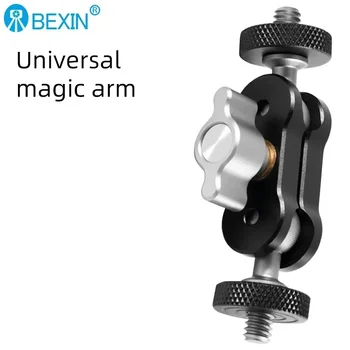 Bexin Magic Arm mit Doppel kugelkopf Gelenk 1/4 Zoll Schraube Universal kamera LED Lichter Stativ