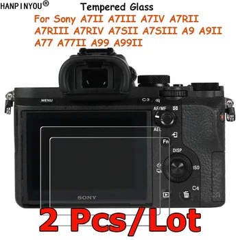 Displayschutz für Sony A7S III: 2 Stück ILCE-7 7R 7S gehärtetes Glas Displayschutzfolie Schutzfolie