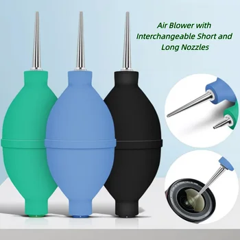 2in1Handheld-Luftgebläsebirne aus Gummi | Schnelles Staubentfernungsgerät für Linsen, Tastaturen, Telefone
