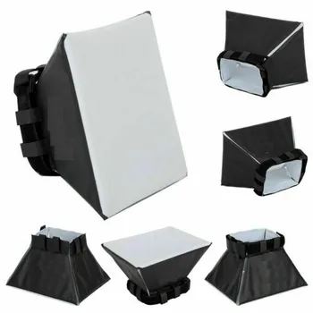 Mini Softbox Diffusor Für DSLR Flash Speedlite Geschwindigkeit Licht Tragbare Fotografie Flash Softbox Diffusor Für