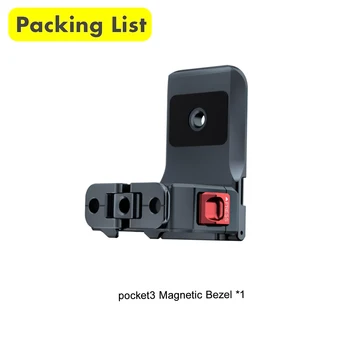Halterung für DJI Osmo Pocket 3: Magnetische Clip Schnellverschluss Halter Radfahren/Vlogging/Tisch-Action--Zubehör