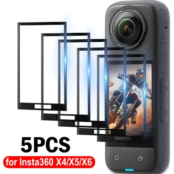 Schutz für Insta360 X5: 1-5Pcs 3D Gebogene Screen Protector Für One Display Flexible Film Für Action Video